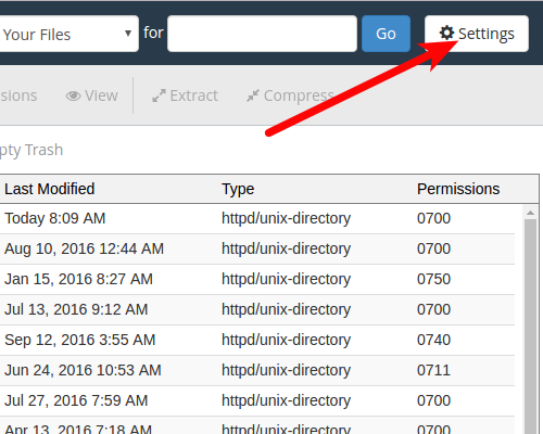 file manager cpanel