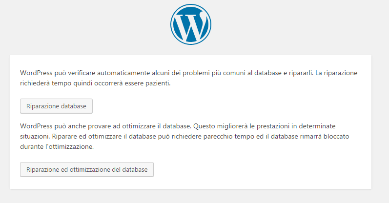 wordpress auto repair database