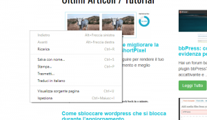 come ispezionare il codice di un sito