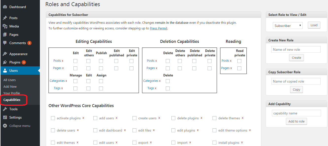 capability manager